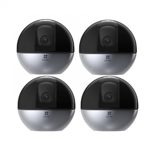 عدد 4 كاميرا 4 ميجا بيكسل متحركة ezviz E6W 5mp dome network camera