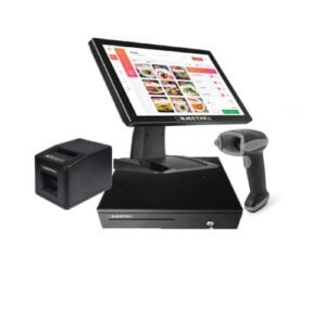 نظام الكاشير للأنشطة التجارية شاشة cor i 3+ درج + قارئ باركود بدون برنامج
