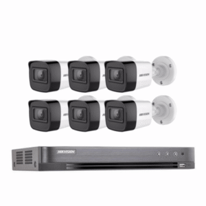 عدد 6 كاميرات 8 ميجا انالوج 25 متر