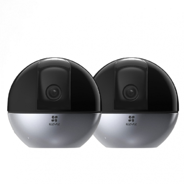 عدد 2 كاميرا 4 ميجا بيكسل متحركة ezviz E6W 5mp dome network camera