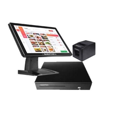 نظام الكاشير للأنشطة التجارية شاشة لمسJ1800 + درج + طابعة OBJECTIVEبدون برنامج